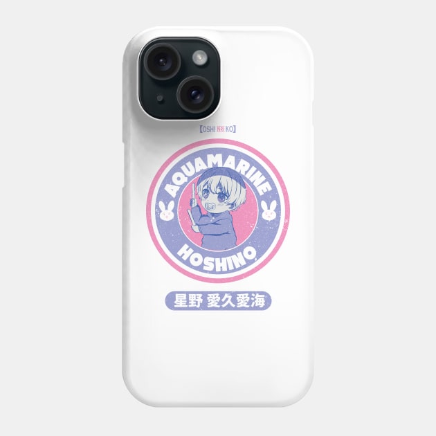 OSHI NO KO: AQUAMARINE HOSHINO (GRUNGE STYLE) Phone Case by FunGangStore