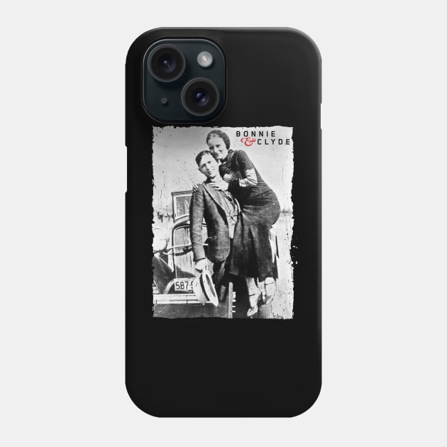 bonnie & clyde Phone Case by small alley co