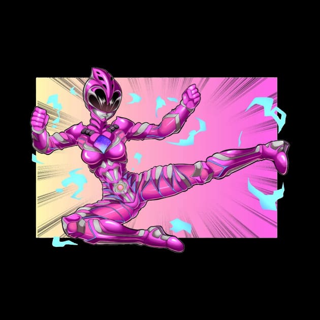 pink ranger by fancy ghost