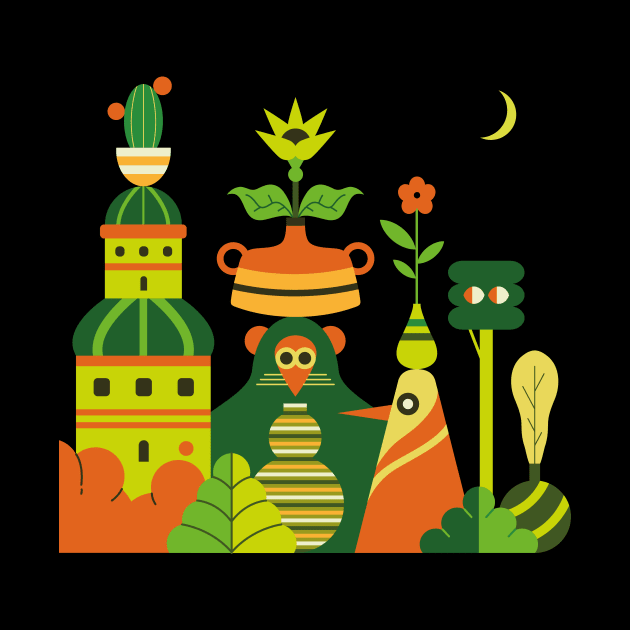 Garden of plants by Léo Alexandre