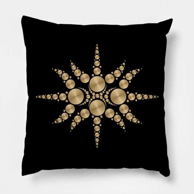 Crop Circle #14 Pillow by MagicEyeOnly