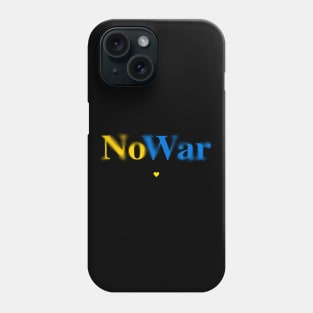 Ukraine Support No War Promote Peace Phone Case