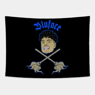 Blueface Bleed Em Moppin Tapestry