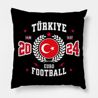 Turkey 2024 Football Fan Pillow