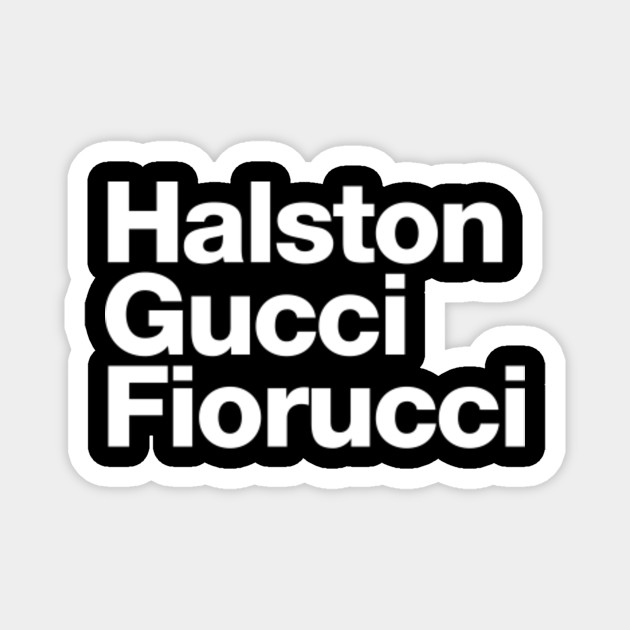 halston gucci fiorucci t shirt