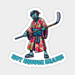 Ice hockey zombie Magnet