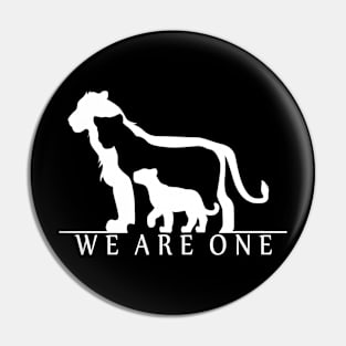 Lion Family (Black ver) Pin