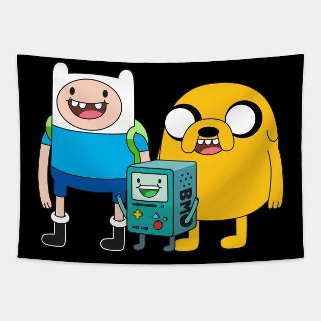 Finn Jake BMO Tapestry by Plushism