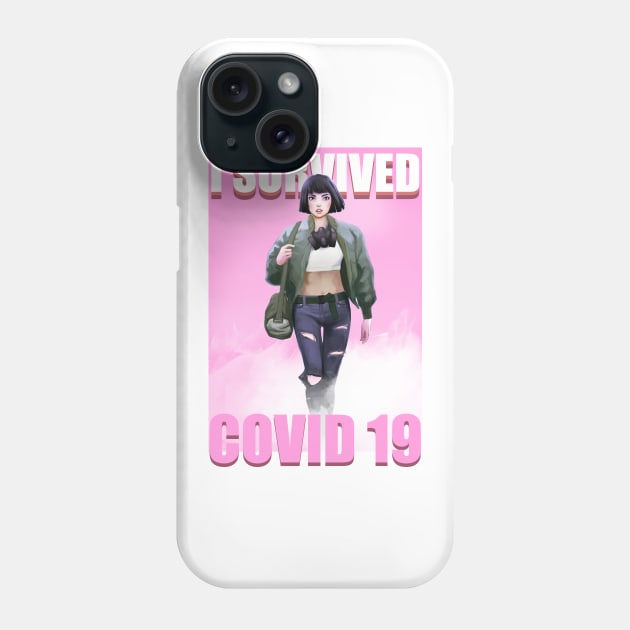 I survived Covid 19 Phone Case by souw83