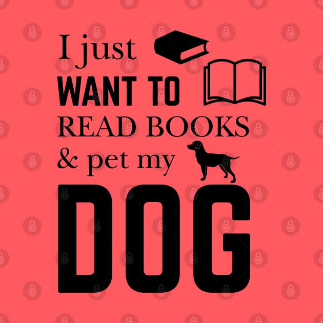 Read Books and Pet Dogs by MonkeyBusiness