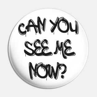 Positively Anxious Invisible Humor Pin