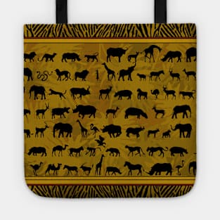 Wild African Animals Tote