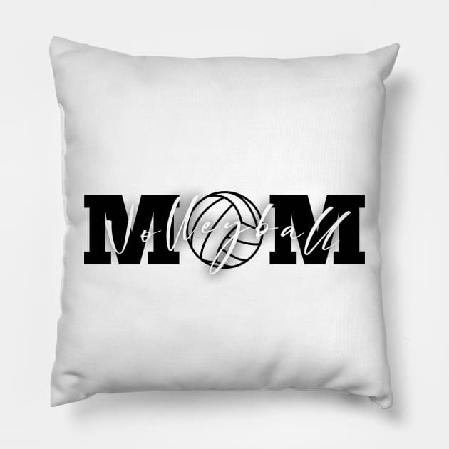 Volleyball Mom Pillow by IdenticalExposure