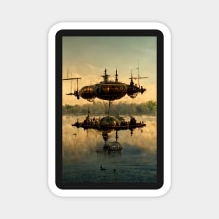 Retro airships Magnet