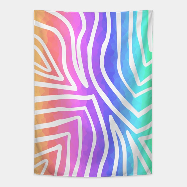 FLASHY Zebra Stripes Tapestry by SartorisArt1