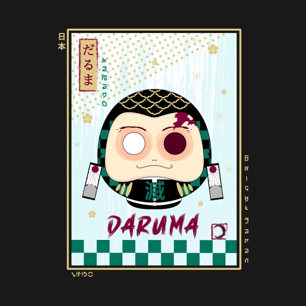 Daruma Tanjiro Ukiyo-e by Wimido