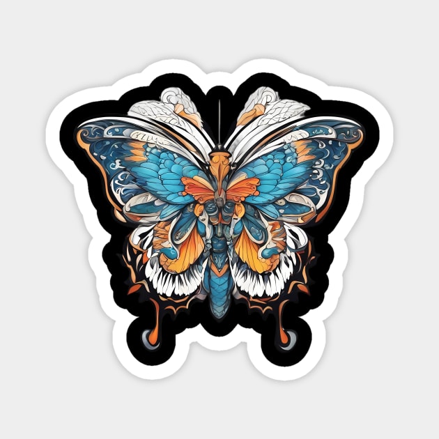 Butterfly Tattoo Magnet by animegirlnft