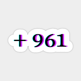 961 lebanon Magnet