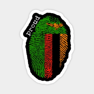 Zambia flag Magnet