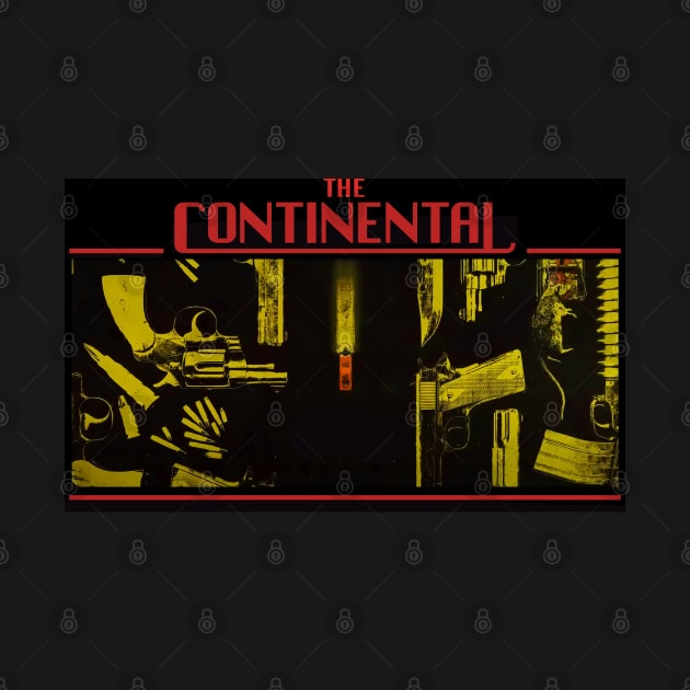 continental series john wick world graphic design illustration by ironpalette