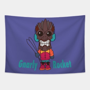 Gnarly Tundra Tiki Tapestry