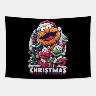 Santa Claus and Muppet Christmas Carol Tapestry