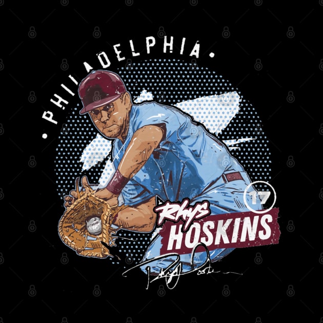 Rhys Hoskins Philadelphia Dots by ganisfarhan