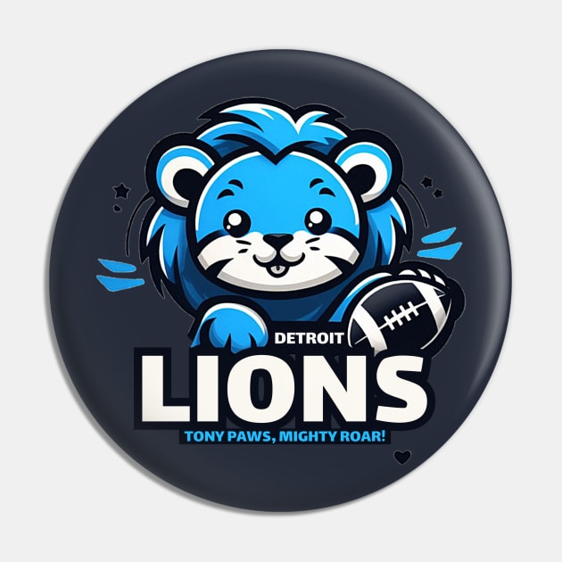 detroit lions Pin by AOAOCreation