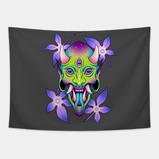 Hannya mask Tapestry