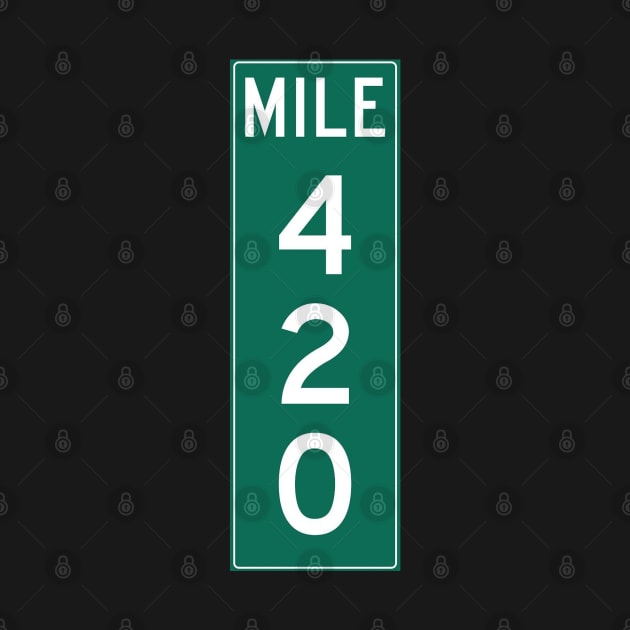 Mile 420 by  The best hard hat stickers 