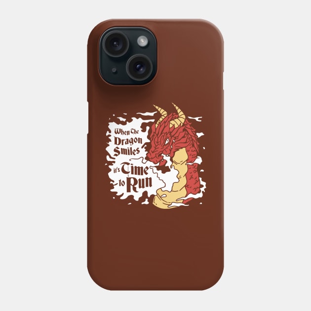 Dragon's Grin: Run for Fun Phone Case by Life2LiveDesign