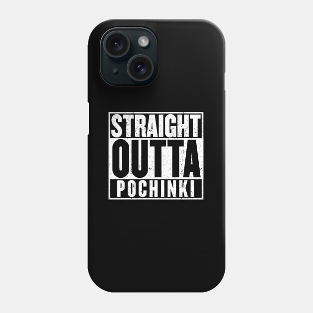 Straight Outta Pochinki T-Shirt Phone Case by mangobanana