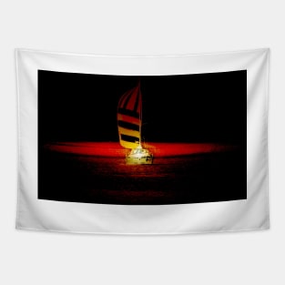 Sailing Into The Sunset Tapestry