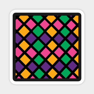 Harlequin  Check 1 Magnet