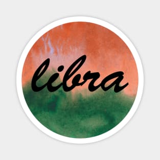 Libra zodiac sign. Magnet