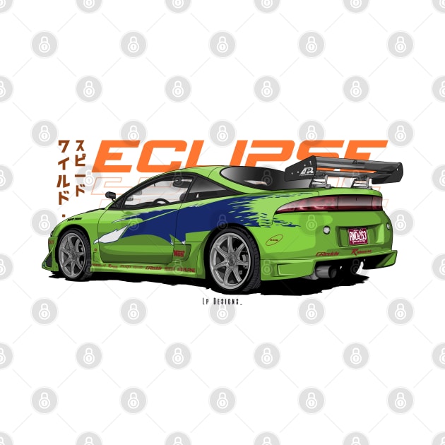 Mitsubishi Eclipse - The Fast And Furious by LpDesigns_