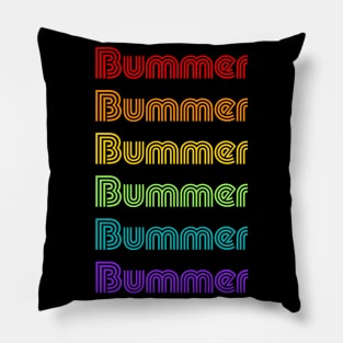 Rainbow Bummer Pillow