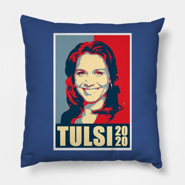 TULSI Gabbard for President 2020 Pillow by trendee