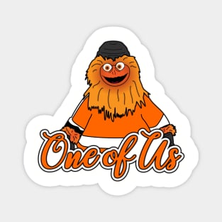 The Unauthorized Orange Hockey Mascot Fan Shirt Magnet