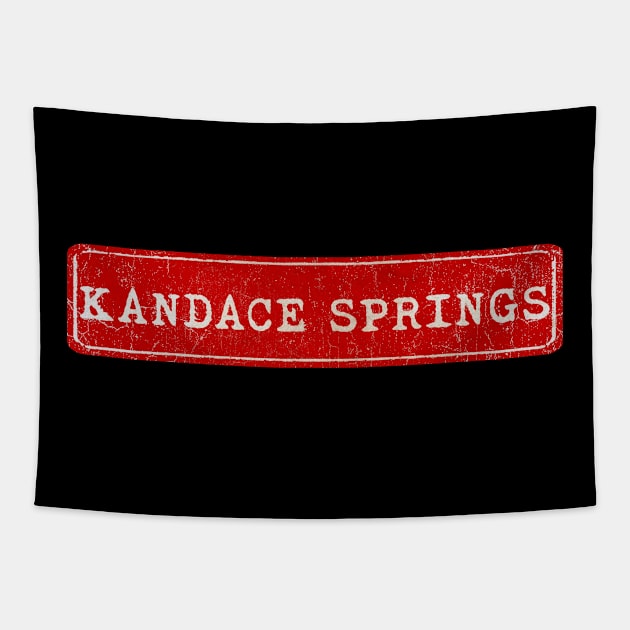 vintage retro plate Kandace Springs Tapestry by GXg.Smx