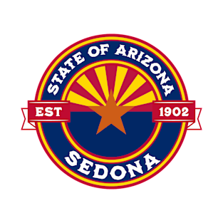 Sedona Arizona State Flag Design T-Shirt