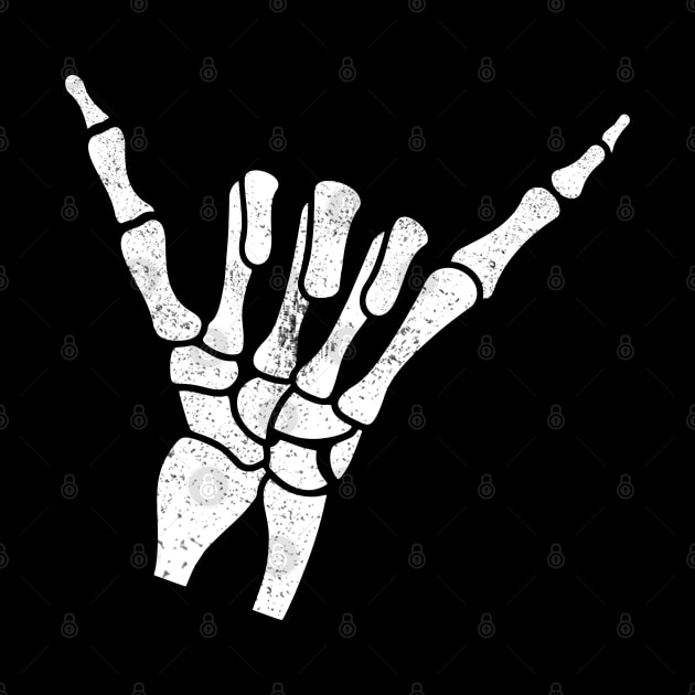 Hang Loose Skeleton Hand Halloween by victorstore