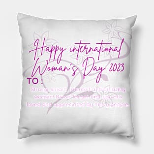 International Women's Day Pillow