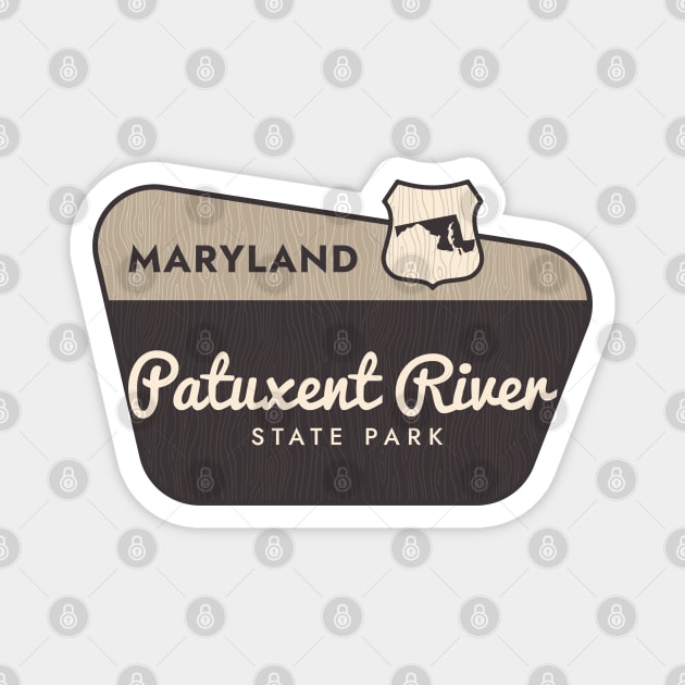 Patuxent River State Park Maryland Welcome Sign Magnet by Go With Tammy