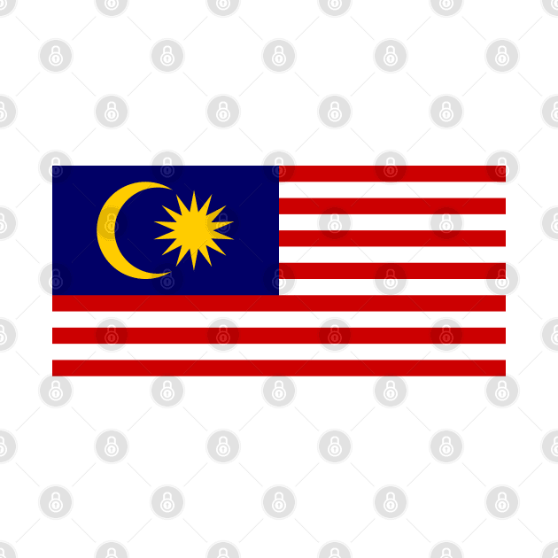 Flag of Malaysia by COUNTRY FLAGS