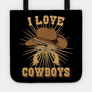 I Love Cowboys v5 Tote