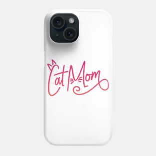 CAT MOM LADIES T SHIRTS Phone Case