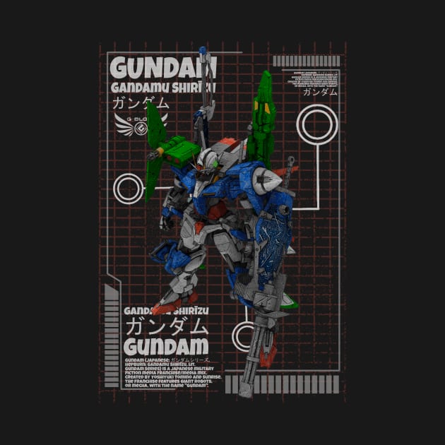 GN-001 Gundam Exia by gblackid