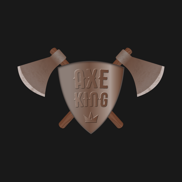 double sided axe emblems red