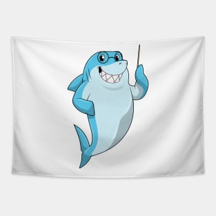 Shark as Teacher with Pointer Tapestry